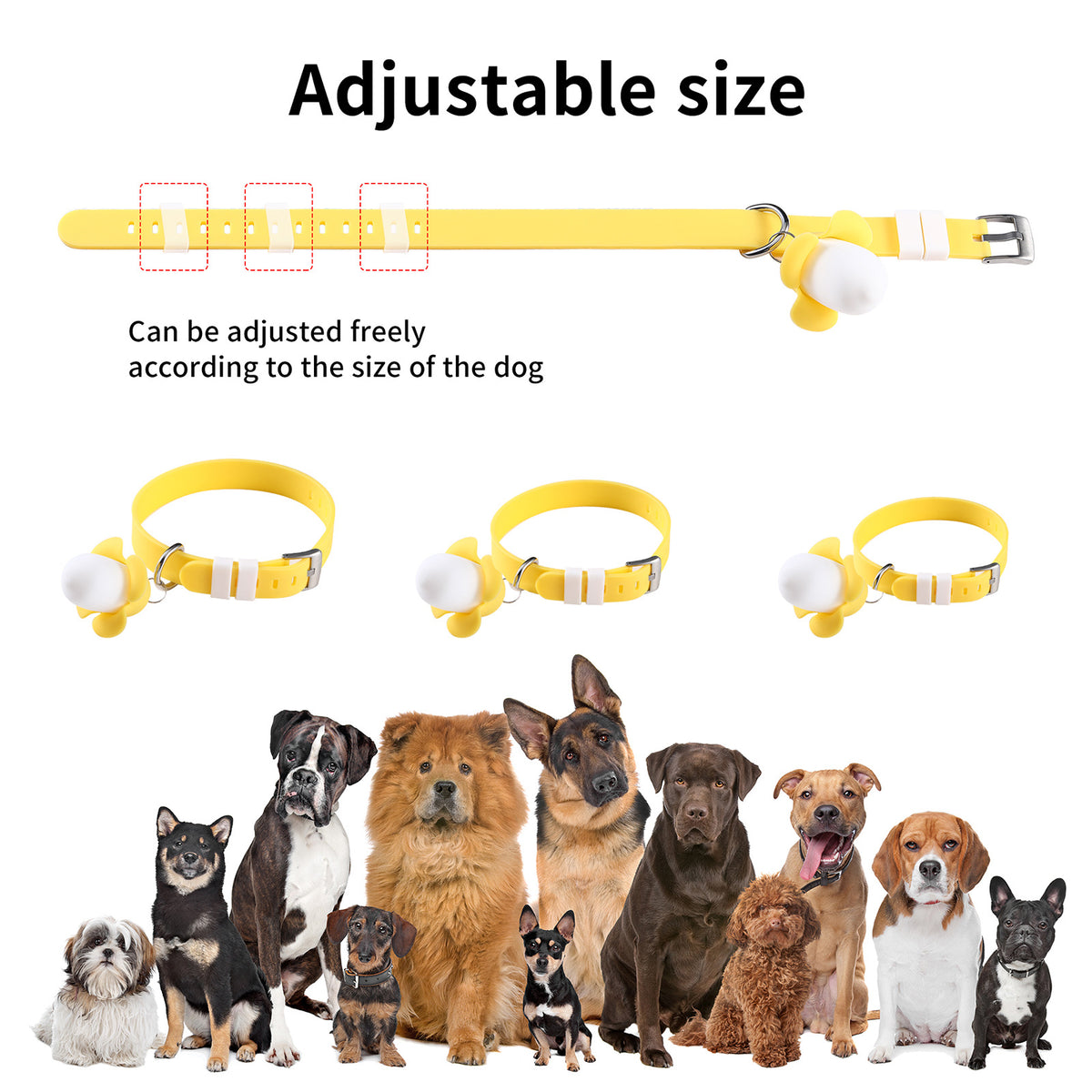 Waterproof USB Rechargeable Banana Collar