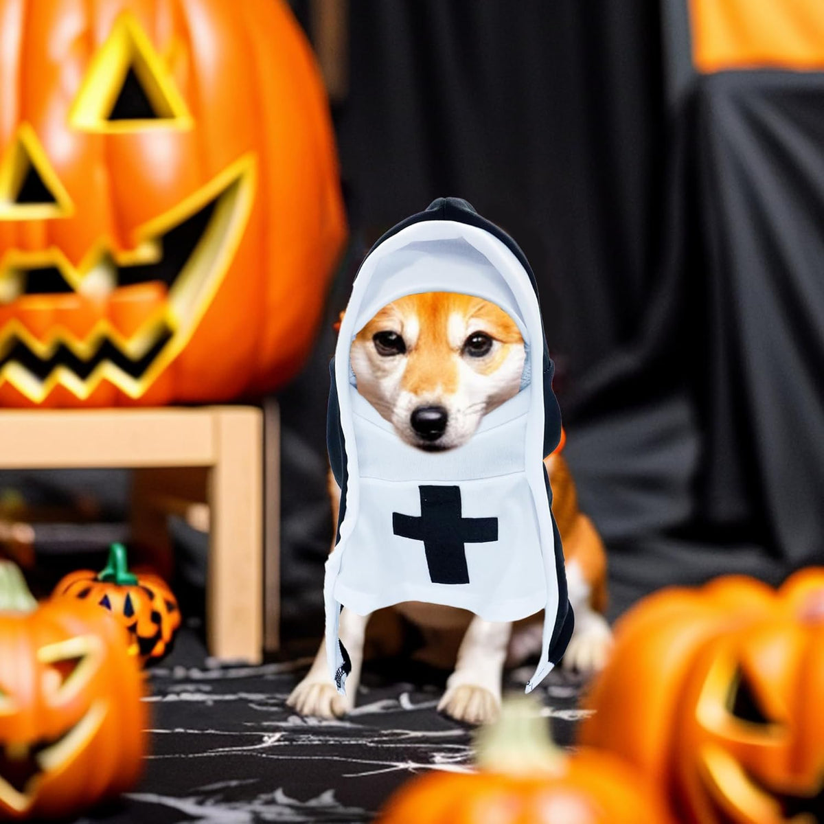 Nun Pet Costume
