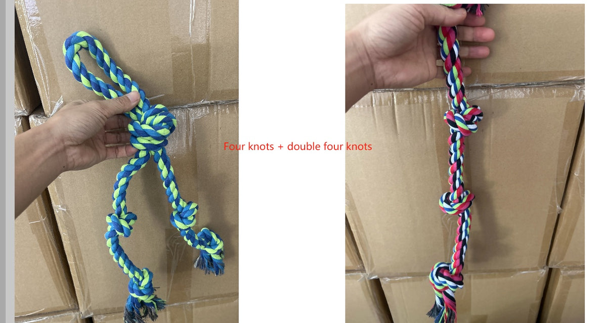 Heavy-Duty Rope Knot Dog Toy