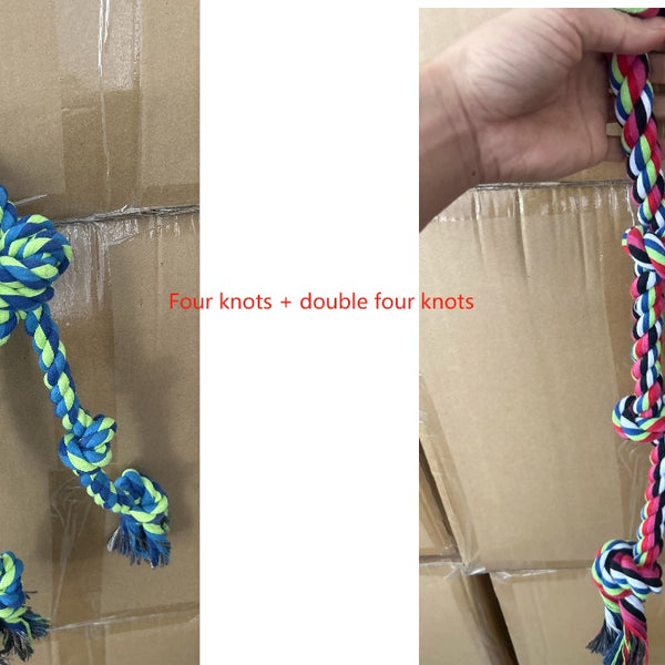 Heavy-Duty Rope Knot Dog Toy